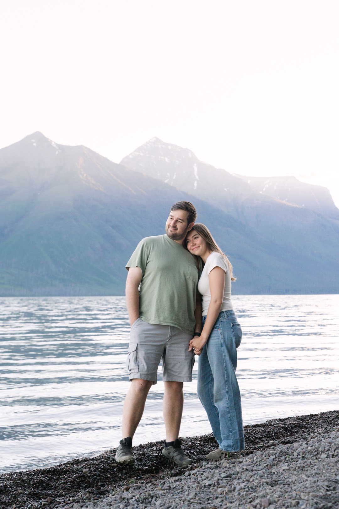 Parker and Jolan by the lakeshore